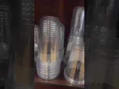 Plastic PS Disposable Cup With Lid For Juice In Party